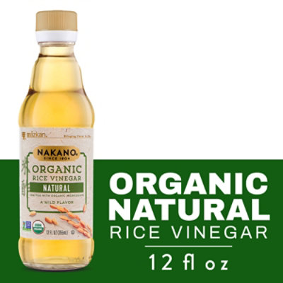 NAKANO Natural Organic Rice Vinegar - 12 Oz - Image 1