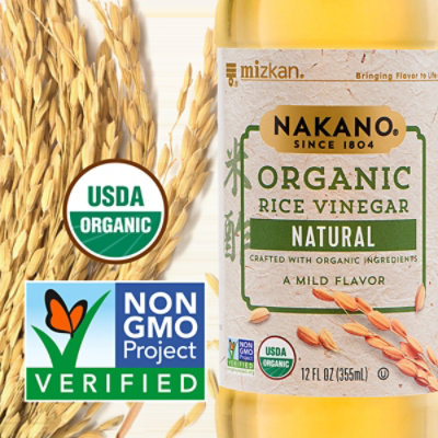 NAKANO Natural Organic Rice Vinegar - 12 Oz - Image 3