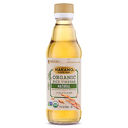 NAKANO Natural Organic Rice Vinegar - 12 Oz - Image 1