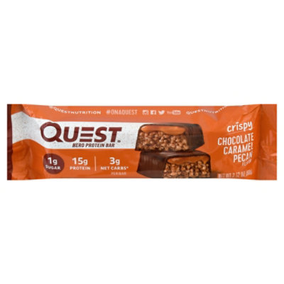 Quest Bar Choc Crml Pcn Hero - 2.12 Oz