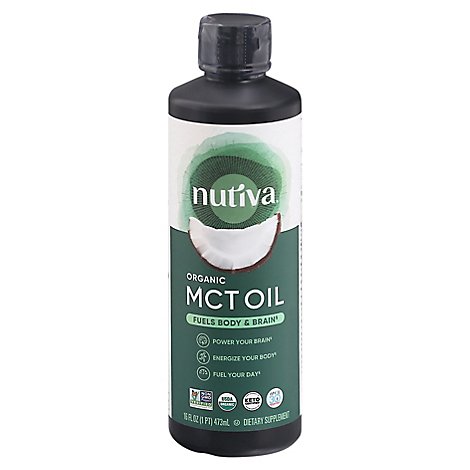 Nutiva Oil Mct - 16 Oz