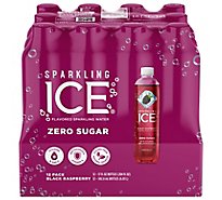 Sparkling Ice Black Raspberry Sparkling Water 12-17- fl. oz. Bottles