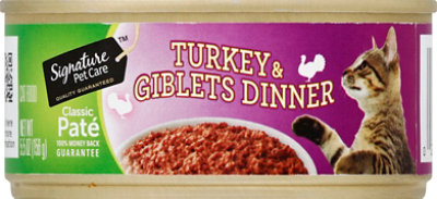 Signature Pet Care Cat Food Dinner Turkey & Giblets - 5.5 Oz - Image 2