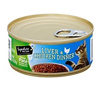 Signature Pet Care Cat Food Dinner Liver And Chicken - 5.5 Oz