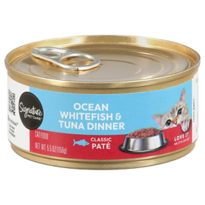 Signature Pet Care Cat Food Dinner Ocean Whitefish And Tuna - 5.5 Oz - Image 2