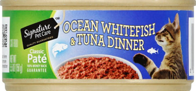 Signature Pet Care Cat Food Dinner Ocean Whitefish And Tuna - 5.5 Oz - Image 2