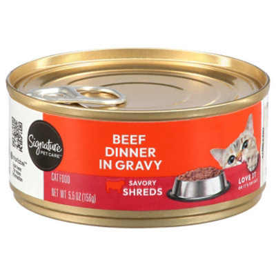 Signature Pet Care Cat Food Beef In Gravy - 5.5 Oz - Image 2