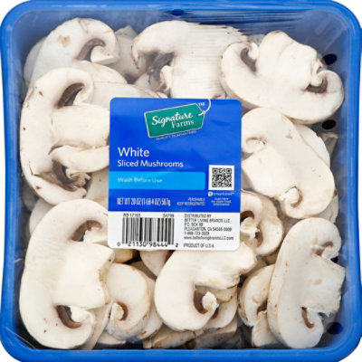 Signature Select/Farms Sliced White Mushrooms - 20 Oz - Image 2