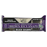 Edward & Sons Snaps Blck Sesame W Brwn Rice - 3.5 Oz - Image 1