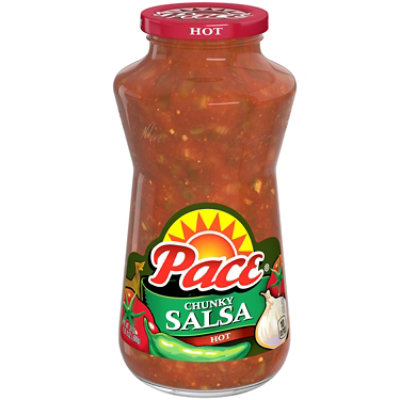 Pace Salsa Chunky Hot Jar - 24 Oz - Image 1