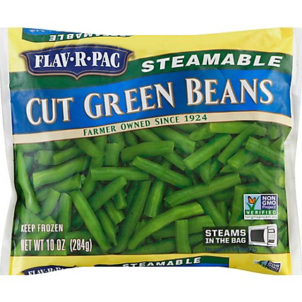 Flav R Pac Steamable Vegetables Beans Green Cut - 10 Oz - Image 2