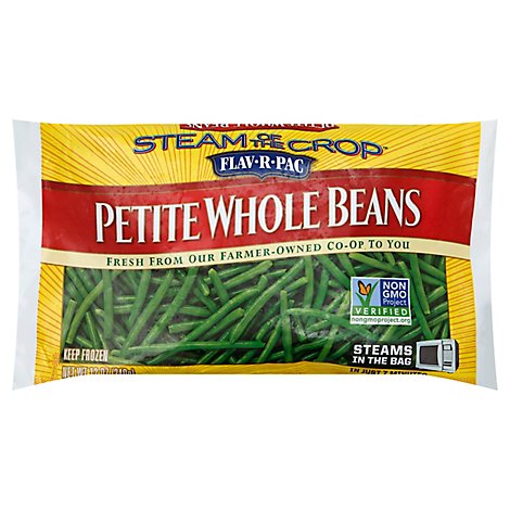 Flav R Pac Steam Of The Crop Vegetables Beans Whole Petite - 12 Oz