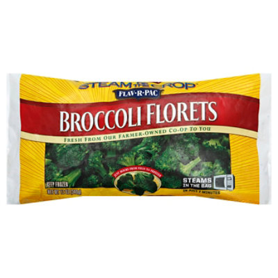 Flav R Pac Steam Of The Crop Vegetables Broccoli Florets - 12 Oz