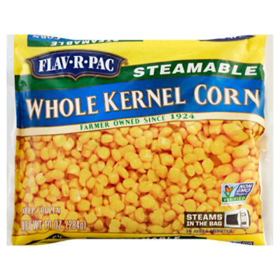 Flav R Pac Steamable Vegetables Corn Kernel Whole - 10 Oz