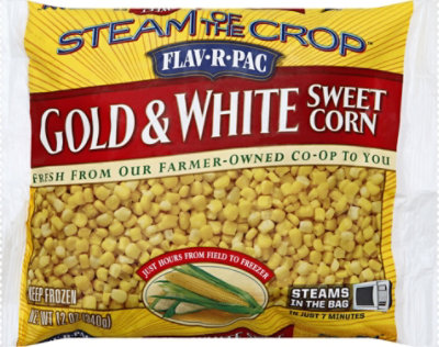 Flav R Pac Steam Of The Crop Vegetables Corn Sweet Gold & White - 12 Oz - Image 2
