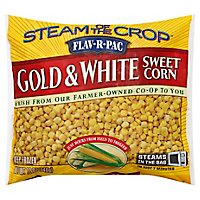 Flav R Pac Steam Of The Crop Vegetables Corn Sweet Gold & White - 12 Oz - Image 1