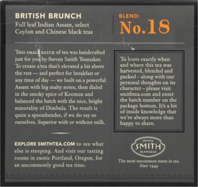 Steven Smith British Brunch No. 18 Teamaker - 15 Count - Image 4