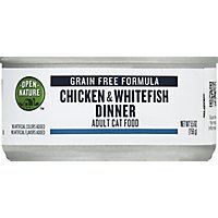 Open Nature Cat Food Adult Grain Free Chicken & Whitefish Dinner Can - 5.5 Oz - Image 2