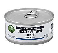 Open Nature Cat Food Adult Grain Free Chicken & Whitefish Dinner Can - 5.5 Oz