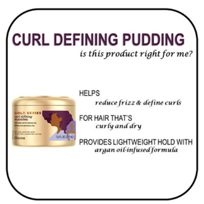 Pantene Gold Curl Defining Pudding - 7.6 Fl. Oz. - Image 3