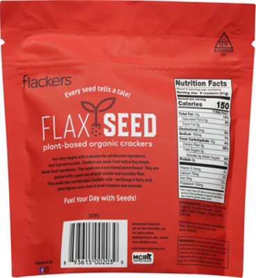 Doctor In The Kitchen Cracker Tmo Basil Flackers - 5 Oz - Image 6