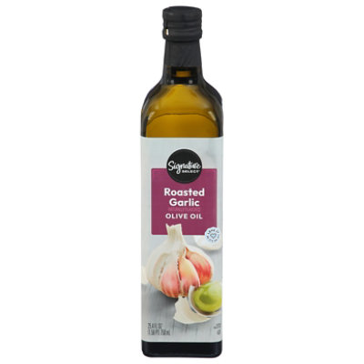 Signature SELECT Oil Olive Roasted Garlic Flavored Extra Virgin - 25.4 Fl. Oz. - Image 4