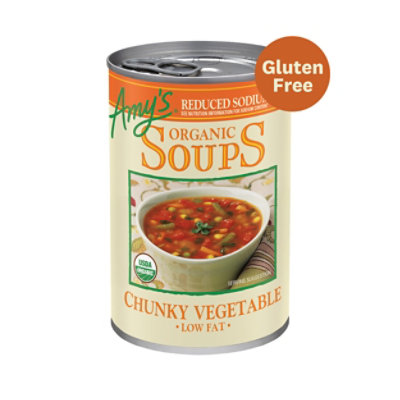 Amy's Chunky Vegetable Soup Reduced Sodium - 14.3 Oz