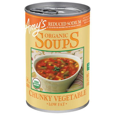 Amy's Chunky Vegetable Soup Reduced Sodium - 14.3 Oz