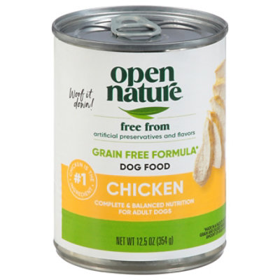 open nature dog food