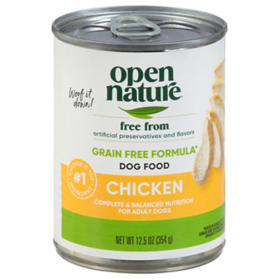 Open Nature Dog Food Adult Grain Free Chicken Can - 12.5 Oz - Image 2