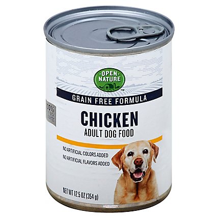 Open Nature Dog Food Adult Grain Free Chicken Can - 12.5 Oz - Image 1