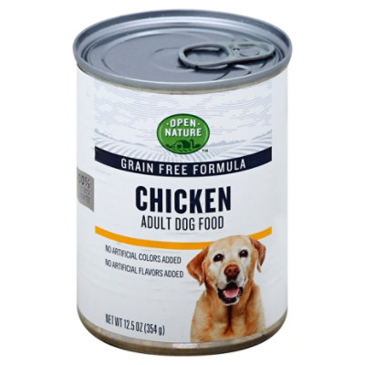 Open Nature Dog Food Adult Grain Free Chicken Can - 12.5 Oz