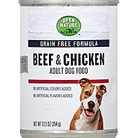 Open Nature Dog Food Adult Grain Free Beef & Chicken Can - 12.5 Oz - Image 2