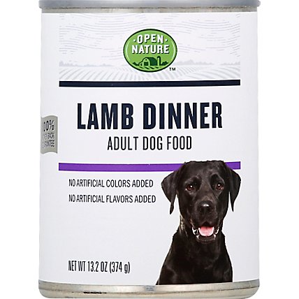 Open Nature Dog Food Adult Lamb Dinner Can - 13.2 Oz - Image 2