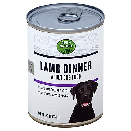 Open Nature Dog Food Adult Lamb Dinner Can - 13.2 Oz - Image 1