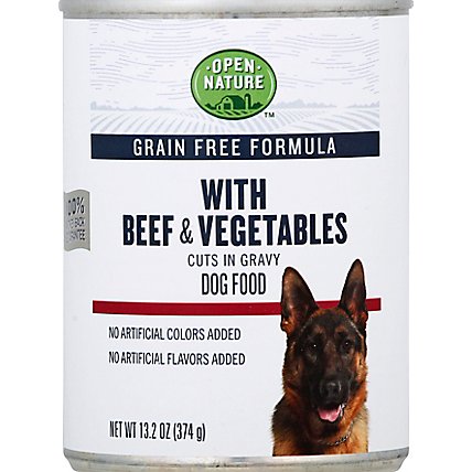 Open Nature Dog Food Grain Free Cut Gravy Beef & Vegetables - 13.2 Oz - Image 2