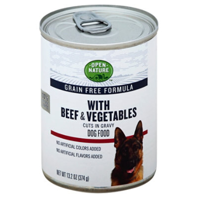 Open Nature Dog Food Grain Free Cut Gravy Beef & Vegetables - 13.2 Oz - Image 1