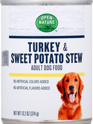 Open Nature Dog Food Adult Turkey & Sweet Potato Stew Can - 13.2 Oz - Image 2