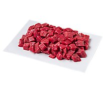 Meat Counter Beef USDA Choice Boneless Diced For Tacos - 2.75 LB