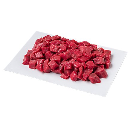 Beef USDA Choice Boneless Diced For Tacos - 2.75 Lb - Image 1