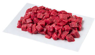 USDA Choice Boneless Diced Beef for Tacos - 1.25 Lb