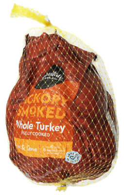 Signature SELECT Fully Cooked Hickory Smoked Whole Young Frozen Turkey 9 to 12 Lb - Each - Image 2