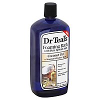 Dr Teals Coconut Oil Foam Bath - 34 Fl. Oz. - Image 1