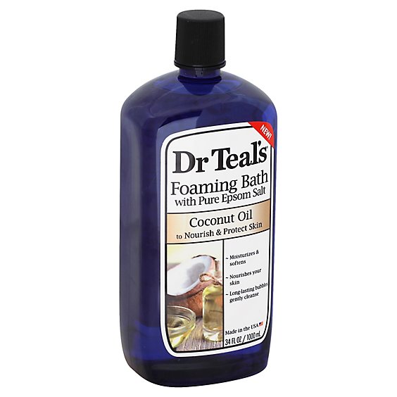 Dr Teals Coconut Oil Foam Bath - 34 Fl. Oz.
