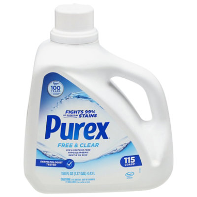 Purex Free Clear Liquid Laundry Detergent