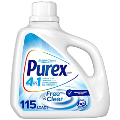 Purex Free Clear Liquid Laundry Detergent - 150 Fl. Oz. - Image 1