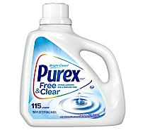 Purex Laundry Detergent Liquid Free & Clear 115 Loads - 150 Fl. Oz.
