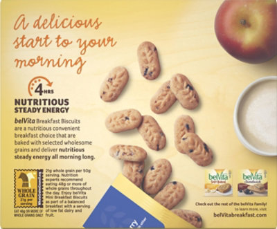 belVita Breakfast Biscuits Bites Blueberry 5 Count - 8.80 Oz - Image 6
