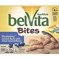 belVita Breakfast Biscuits Bites Blueberry 5 Count - 8.80 Oz - Image 2