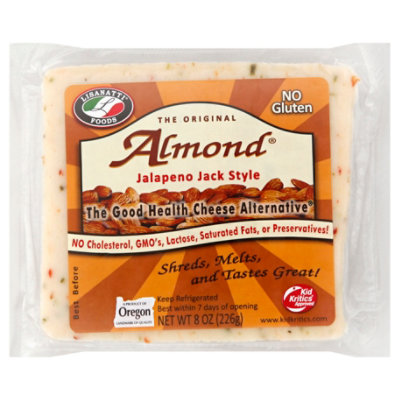 Lisanatti Cheese Jalo Jack Almnd - 8 Oz - Image 1